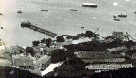 Wellington Battery Pier c.1886