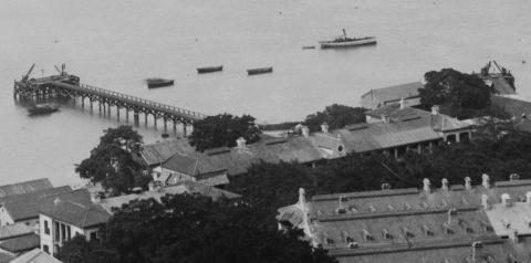Wellington Battery Pier 1890s