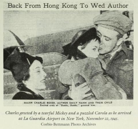Major Charles Boxer, Author Emily Hahn and their Child Carola