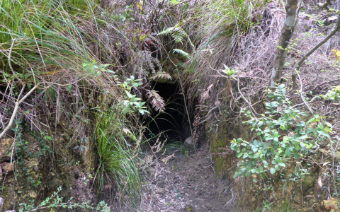 Entrance of the Japanese tunnel