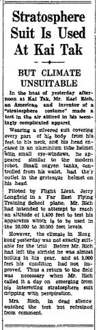 Kai Tak's spaceman-HK Daily Press-02-08-1939