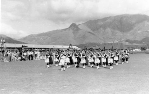 1960s Sek Kong Camp, Gurkha Pipe Band