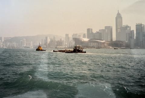 View towards Wanchai from Victoria Harbour