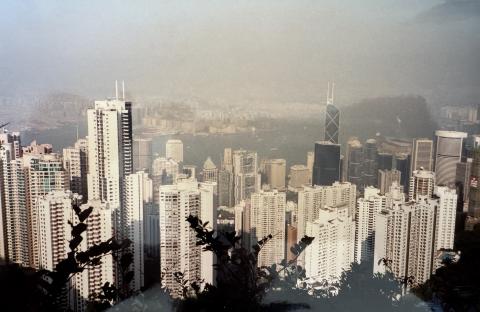 View over Central taken from the Peak