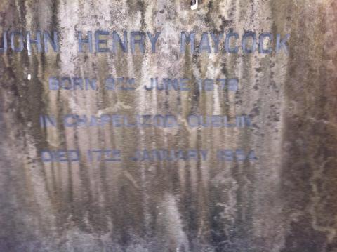 john maycocks inscription