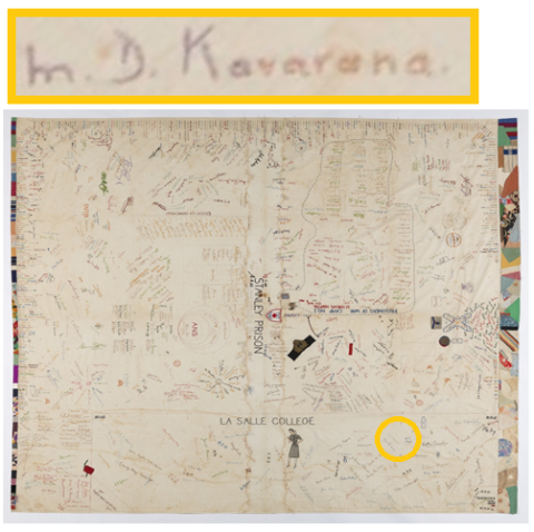 M. D. Kavarana's signature on the Day Joyce Sheet