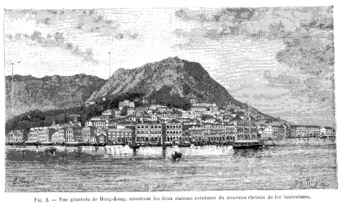 General view of Hong-Kong 1887