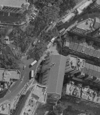 The old HK Island No. 3 bus line HKU terminal in the early sixties