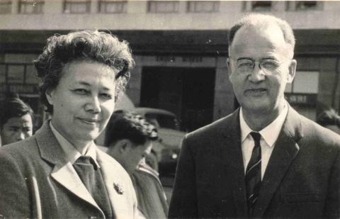 Tony Braga with his sister Mary ca. 1963