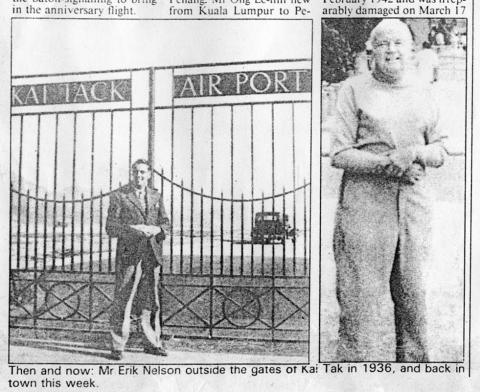 Erik Nelson at Kai Tack airport