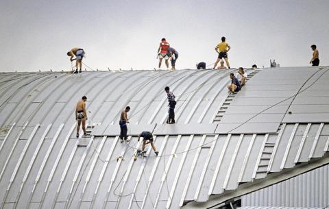 Convention & Exhibition centre-roof construction-015-1997