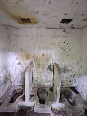 Stanley Gap Military Toilet Interior - Enlisted