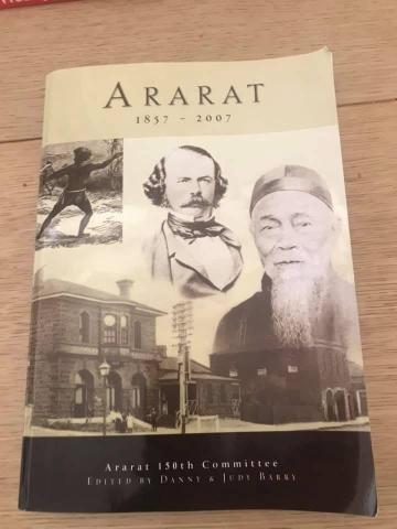 Chung Mow Fung on the cover of local history publication, Ararat, Vic, Australia 