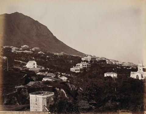 Hong Kong: view from above Scandal Point looking west