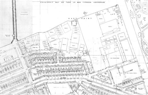 MAP of Jardine Godowns in 1958