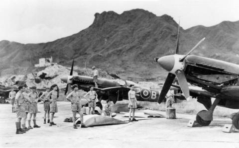 1940s Spitfires at Kai Tak