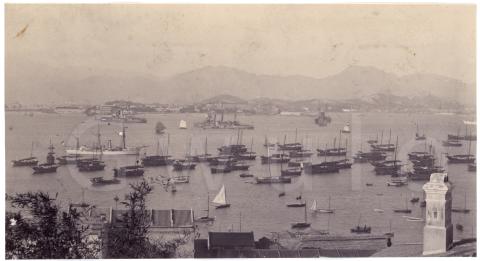 "Hong Kong Harbour from R.N.H."
