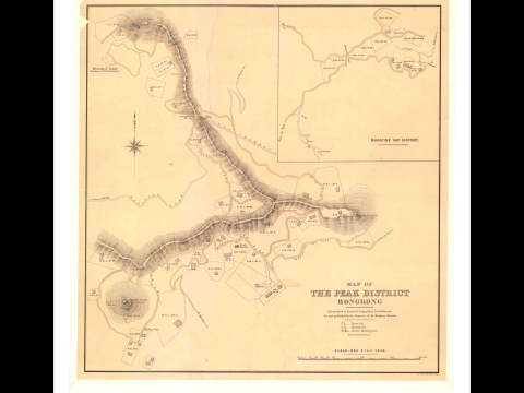1888 Peak District Map