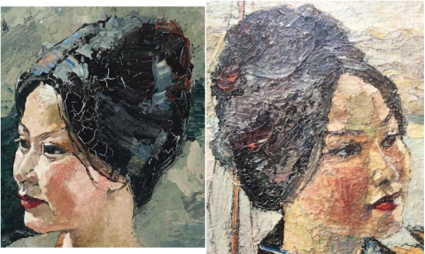 Possibly the same female model painted by Constantin Kluge