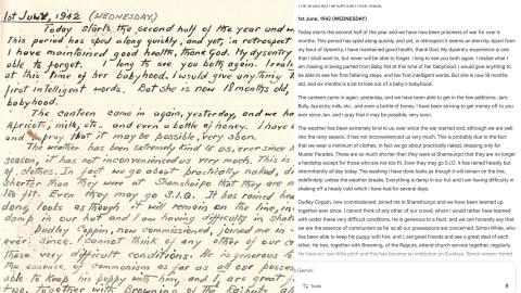 Handwritten diary page and text version created by AI