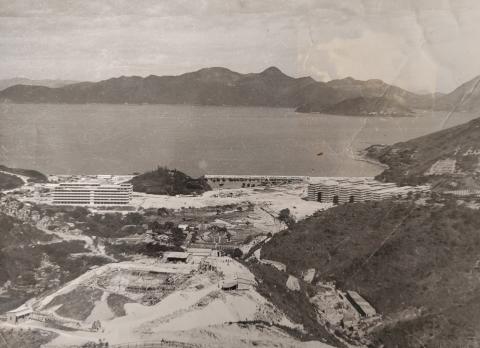 view of chai wan looking north to tathong channel.