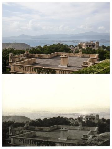 View to Kowloon, coloured and AI enhanced 