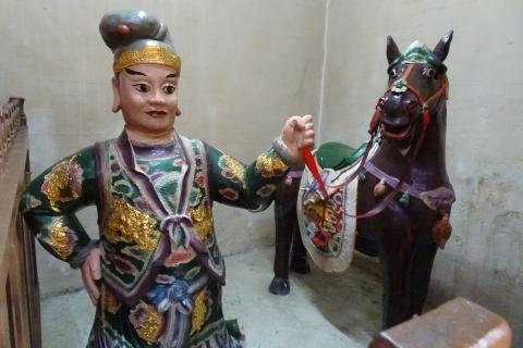 Man with Horse inside the Kwan Tai Temple, Tai O [1]