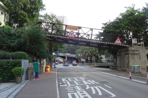 Peak Tram Bridge over Kennedy Road