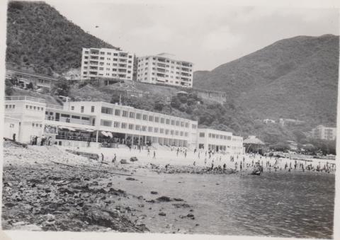 Repulse Bay beach, 1951