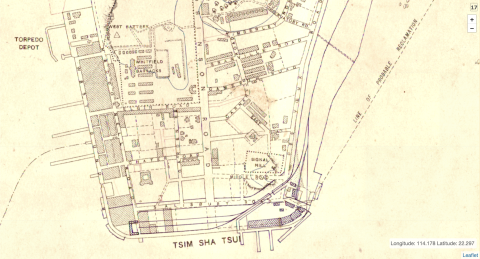 Map of TST, 1902-1903