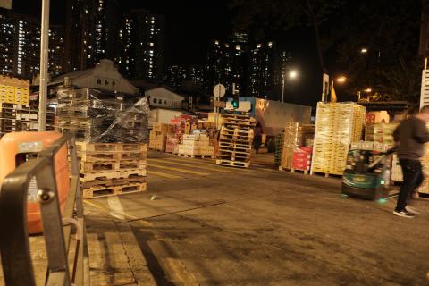 Unloading in progress