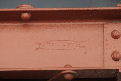 Section of survived I-Beam of the original hanger