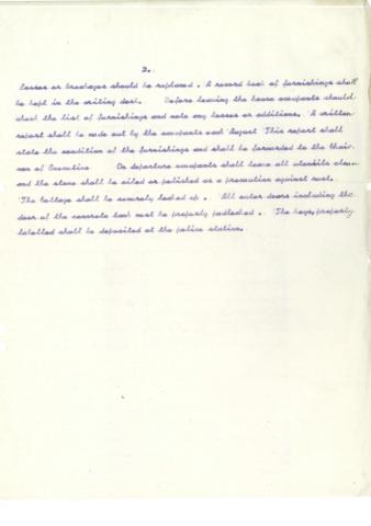 House 9 Cheung Chau, rules and regulations, fees etc