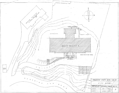 Site plan of RBL 39 - Georgian Mansion