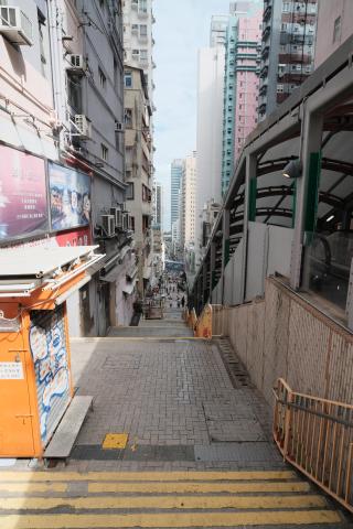 Centre Street, at the top