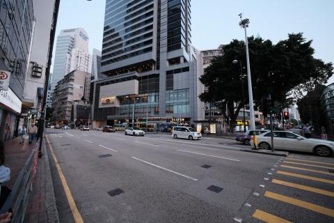 Where Leighton Road meet Wong Nei Chung Road