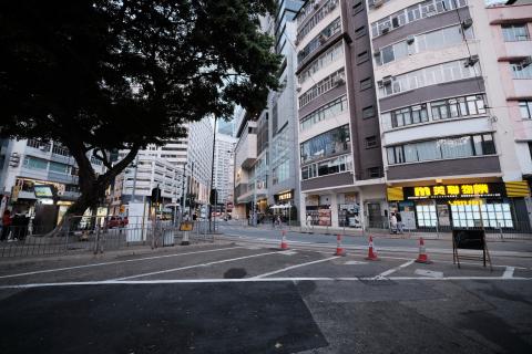 Where Wong Nei Chung Road meet Leighton Road