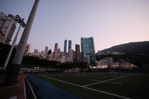 A whole lot of buildings in Happy Valley