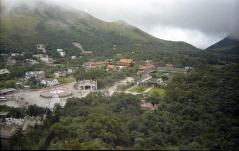 View of Po Lin Monastery, July 1998