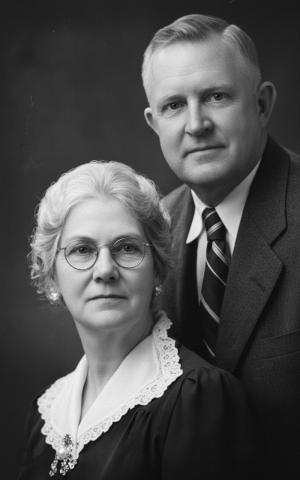Rev Talmadge and Eva Belle Rousseau - Pentecostal Holiness Church missionaries