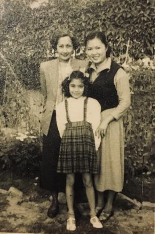 Betty Young, Belle Reed and daughter Angela