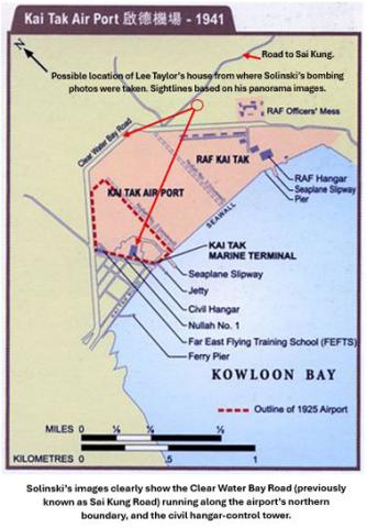 Kai Tak airport December 1941 Soldinski's images sightlines