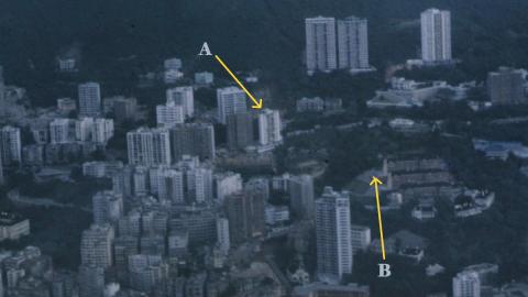 Kotewall Court before the 1972 landside 