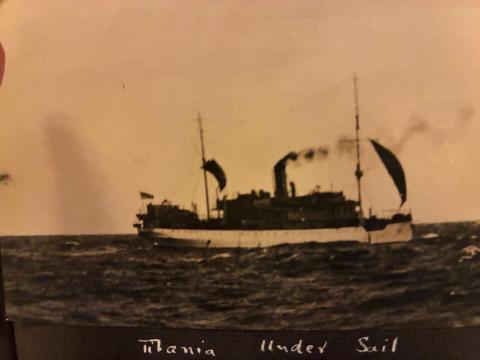 titania under sail