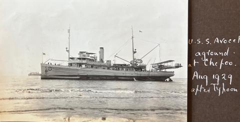 uss avocet aground