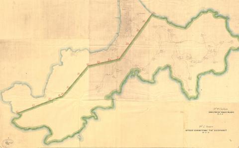 1919 Government Map of Cheung Chau