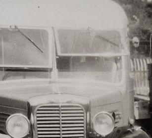 1951 Front of RAF Crew Bus - Commer Commando One-And-A-Half Deck Bus
