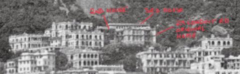 29 Conduit Rd crop on 1935 panorama with two junks