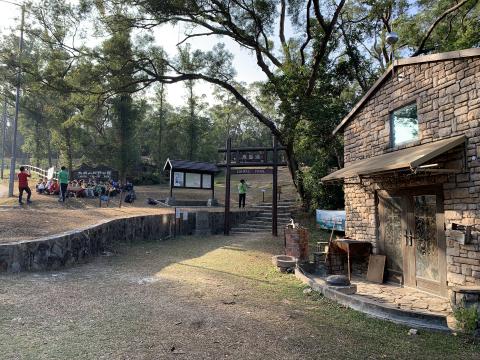 AFCD Nam Shan Campsite Lantau Trail Intersection