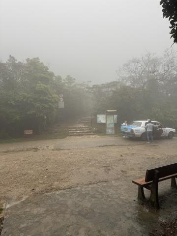 Lantau Taxi seen outside AFCD Ngong Ping Campsite
